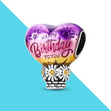 Birthday Flower Hot-air Balloon Beads for Bracelet DIY