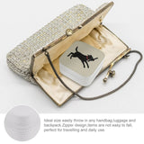 Labrador Retriever Jewelry Storage Box Portable Leather Necklace Earrings Rings