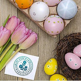 Easter Clear Stamps Retro Eggs Baskets Rabbits Chickens Scrapbooking Stamps