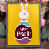 Easter Egg Bunny Metal Cutting Dies Stencil DIY Scrapbooking