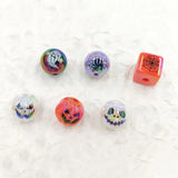Halloween Pumpkin Ghost Spider Beads Jewelry DIY Decoration
