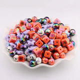Halloween Pumpkin Ghost Spider Beads Jewelry DIY Decoration
