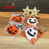 Halloween Plastic Dots 10*10+3cm OPP 100pcs Self Adhesive Bags