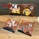 Halloween Plastic Dots 10*10+3cm OPP 100pcs Self Adhesive Bags