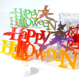 Halloween Letters Epoxy Resin Silicone Mold Witch Ornament Home Decor Making