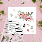 Teacher's Clear Stamps for Scrapbooking 15x15cm Blessing Words Silicone Seal