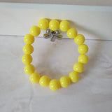 HappyKiss 5pcs Kids Bracelet Acrylic Beads Multicolor Elastic Baby Jewelry