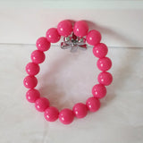 HappyKiss 5pcs Kids Bracelet Acrylic Beads Multicolor Elastic Baby Jewelry