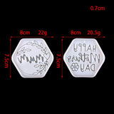 Happy Mother's Day Keychain Mom Mother's Epoxy Resin Mould