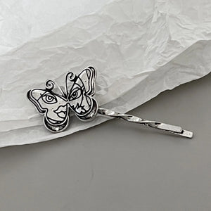 Y2k Heart Butterfly Hair Clip for Girls