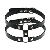 Harajuku Circle Choker Punk Necklace Collar Goth Neck Women Egirl Gothic