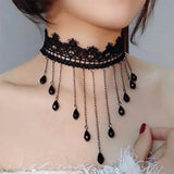 Harajuku Cosplay Halloween Costume Necklace Gothic Steampunk Choker