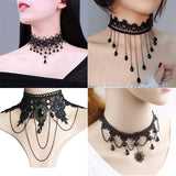 Harajuku Cosplay Halloween Costume Necklace Gothic Steampunk Choker