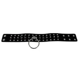 Harajuku PU Leather Choker Necklace For Women Pendant O-Ring Gothic Punk