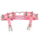 Harajuku Punk Leather Rivets Hip-Hop Leg Ring