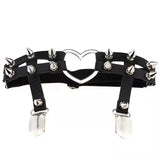 Harajuku Punk Leather Rivets Hip-Hop Leg Ring