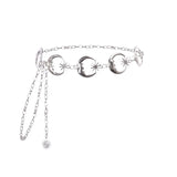 Harajuku Punk Moon Metal Belts Women Vintage High Waist Chain Waist Belts