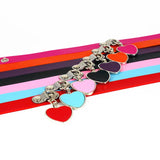 Harajuku Red Heart Choker Necklace Pu Leather Gothic Jewelry