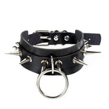 Harajuku Rivet Goth Punk Necklace Sexy Heart Lock Key Gothic Necklace