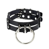 Harajuku Rivet Goth Punk Necklace Sexy Heart Lock Key Gothic Necklace