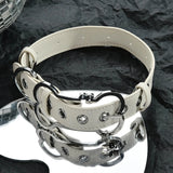Harajuku Star Pentagram Bone Choker Punk Necklace