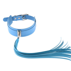 Harajuku Tassel Leather Goth Punk Choker Necklaces Women Men
