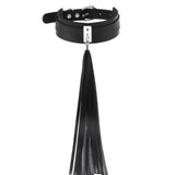 Harajuku Tassel Leather Goth Punk Choker Necklaces Women Men