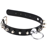 Harajuku Spiked Choker Metal Punk Necklace