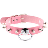 Harajuku Spiked Choker Metal Punk Necklace