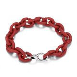 Hard Rubber Bracelet Chain 10 For Women Jewelry DIY Gift