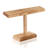 Wood Bracelet Chain T-Bar Rack Display Stand Watch Organization Holder