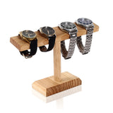 Wood Bracelet Chain T-Bar Rack Display Stand Watch Organization Holder