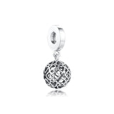 925 Silver Heart Charms for Bracelets Necklace DIY Jewelry