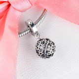 925 Silver Heart Charms for Bracelets Necklace DIY Jewelry