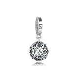 925 Silver Heart Charms for Bracelets Necklace DIY Jewelry