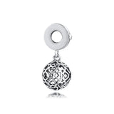 925 Silver Heart Charms for Bracelets Necklace DIY Jewelry