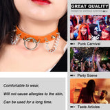 Women's Thick Leather Toggle Clasp Necklace