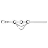 Women's Choker Metal Chain Leather Sword Belt Pendant Necklace
