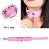 Women's Punk Choker Collar Leather Necklace Gothic Heart Accessories