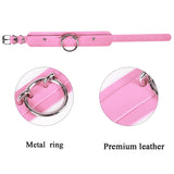Women's Punk Choker Collar Leather Necklace Gothic Heart Accessories