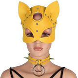 Punk Choker Collar Leather Neckband Clavicle Necklace Gothic Jewelry