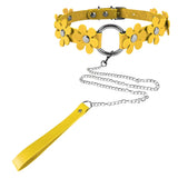 Sexy Leather Neck Chain Choker Pendant Spike Rivet Jewelry