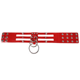 Women's Punk Gothic Leash Collar - Sexy Leather Collar Traction Rope