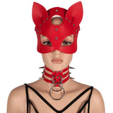 Women's Punk Gothic Leash Collar - Sexy Leather Collar Traction Rope