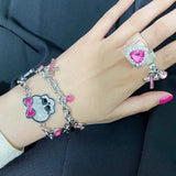 Harong Halloween Skeleton Bracelet Punk Gothic Woman Jewelry