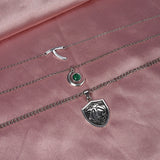 Hope Mikaelson Layer Necklace Green Stone Pendant Cosplay Jewelry