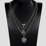 Hope Mikaelson Layer Necklace Green Stone Pendant Cosplay Jewelry