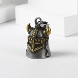 Live To Ride Biker Bell Pendant Stainless Steel Skull Rose Lady Rider Pendant