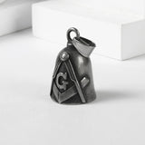 Live To Ride Biker Bell Pendant Stainless Steel Skull Rose Lady Rider Pendant