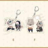 Inosuke Anime Keychain Acrylic Pig Bag Pendent Accessories Collection